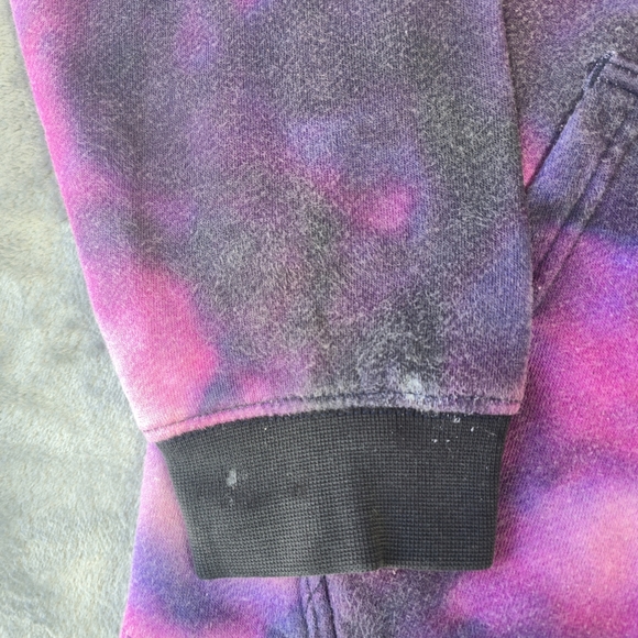 Nike Club X NASA Stargazer Galaxy Tie-Dye Hoodie Size Small Fits Med Air Purple - Picture 7 of 10